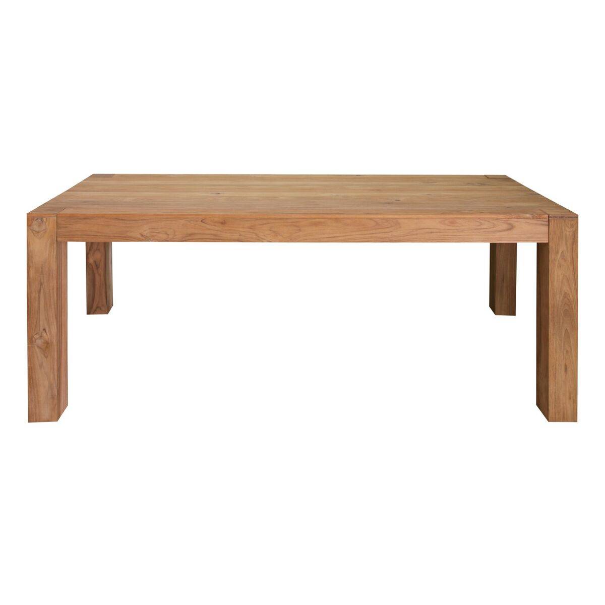 Mesa de Comedor Home ESPRIT Marrón madera de teca 200 x 100 x 76 cm