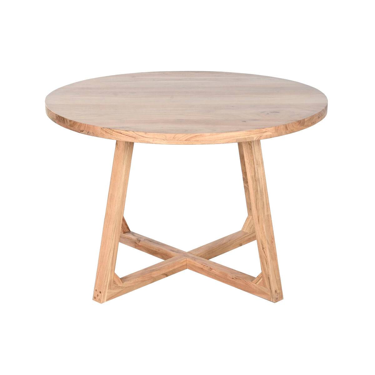 Mesa de Comedor Home ESPRIT Acacia 115 x 115 x 76 cm