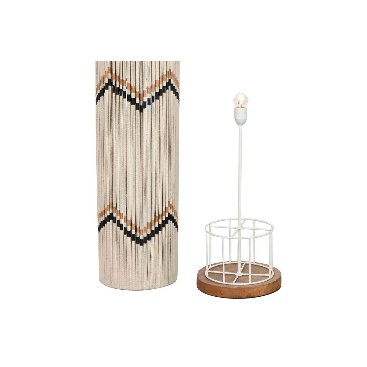 Lámpara de Pie Home ESPRIT Beige Bicolor 50 W 220 V 25 x 25 x 125 cm