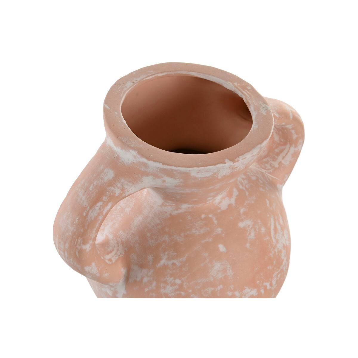 Jarrón Home ESPRIT Marrón claro Terracota Estilo artesanal 24 x 17 x 31 cm
