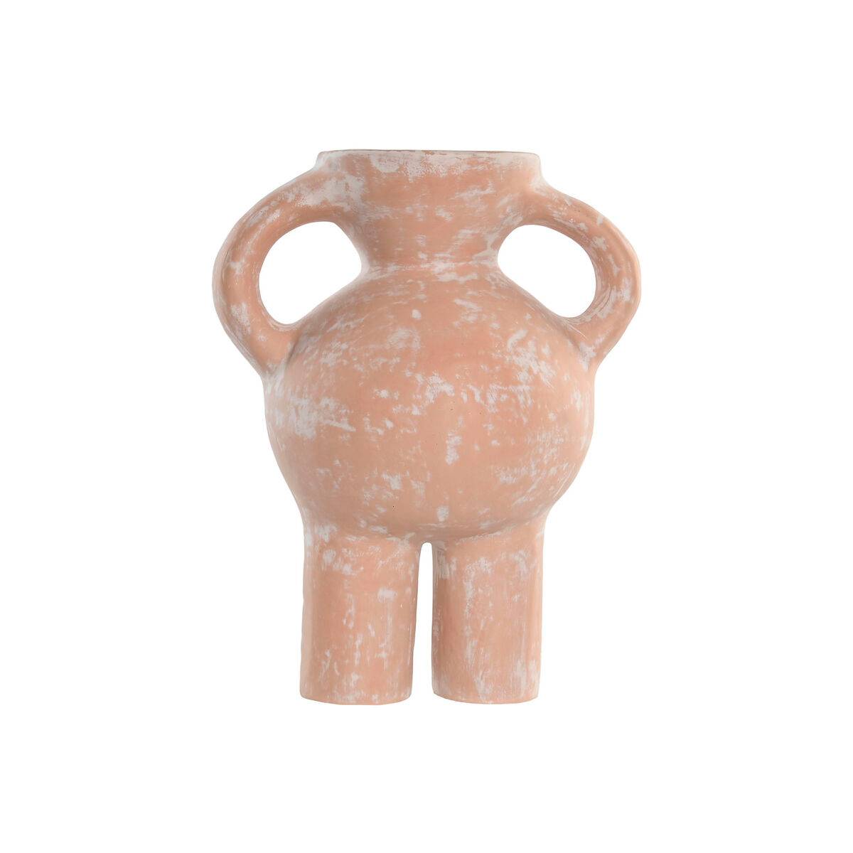 Jarrón Home ESPRIT Marrón claro Terracota Estilo artesanal 24 x 17 x 31 cm