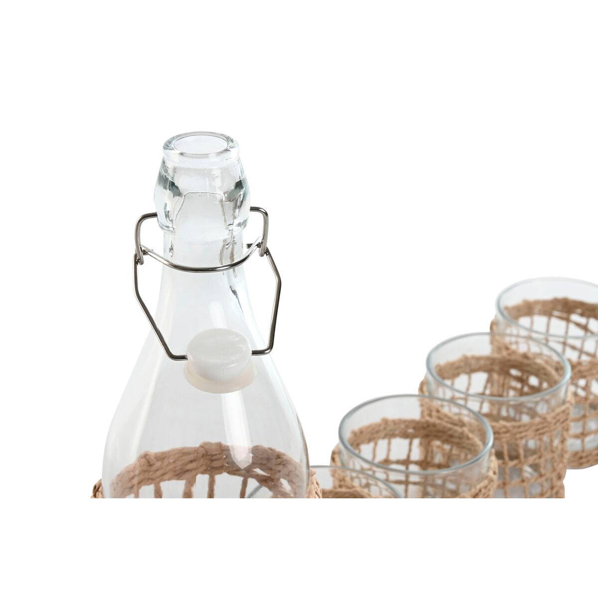 Juego de vasos con botella Home ESPRIT 240 ml 1 L (4 Piezas)