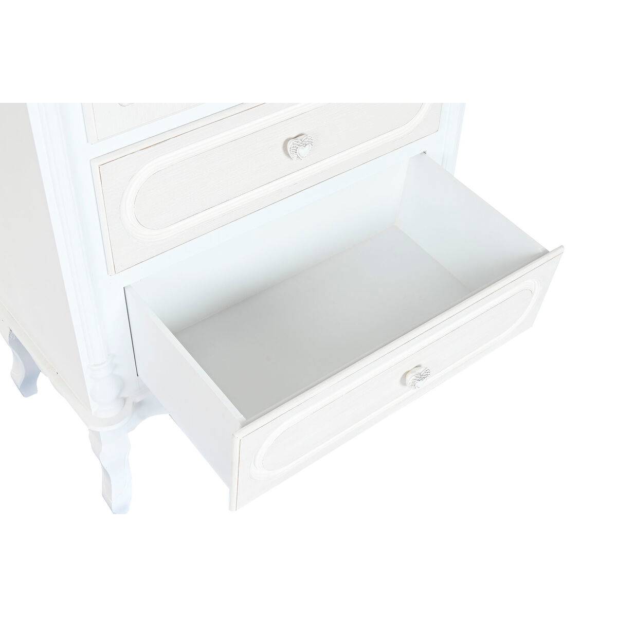Vitrina Home ESPRIT Blanco Madera Cristal 76 x 39 x 193 cm