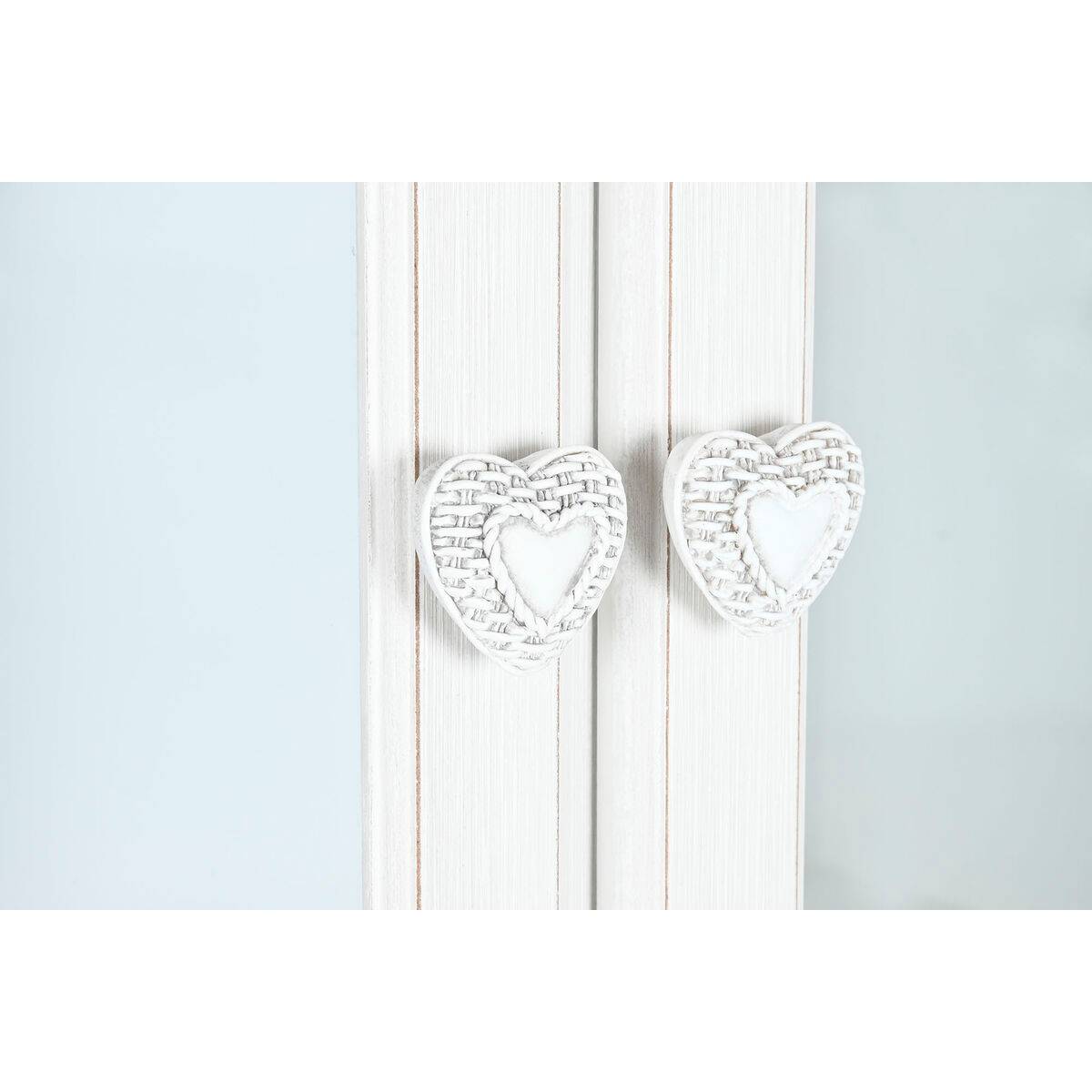 Vitrina Home ESPRIT Blanco Madera Cristal 76 x 39 x 193 cm