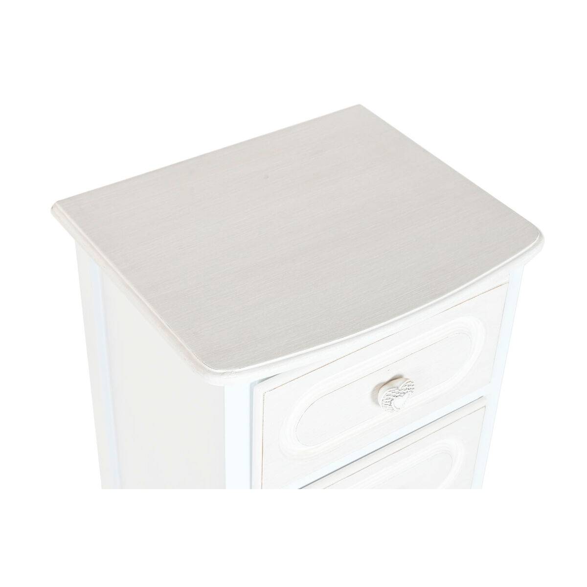 Cajonera Home ESPRIT Blanco Romántico 40 x 36 x 100 cm