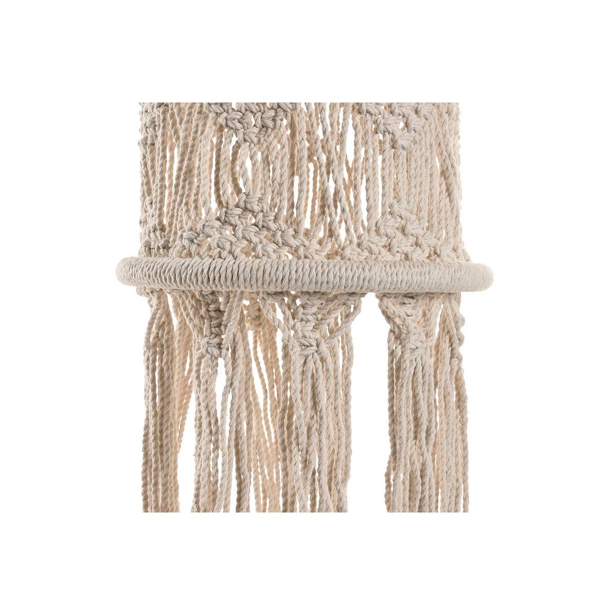 Pantalla de Lámpara Home ESPRIT Macramé Urbano 25 x 25 x 108 cm