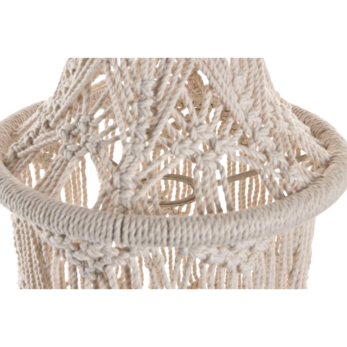 Pantalla de Lámpara Home ESPRIT Macramé Urbano 25 x 25 x 108 cm