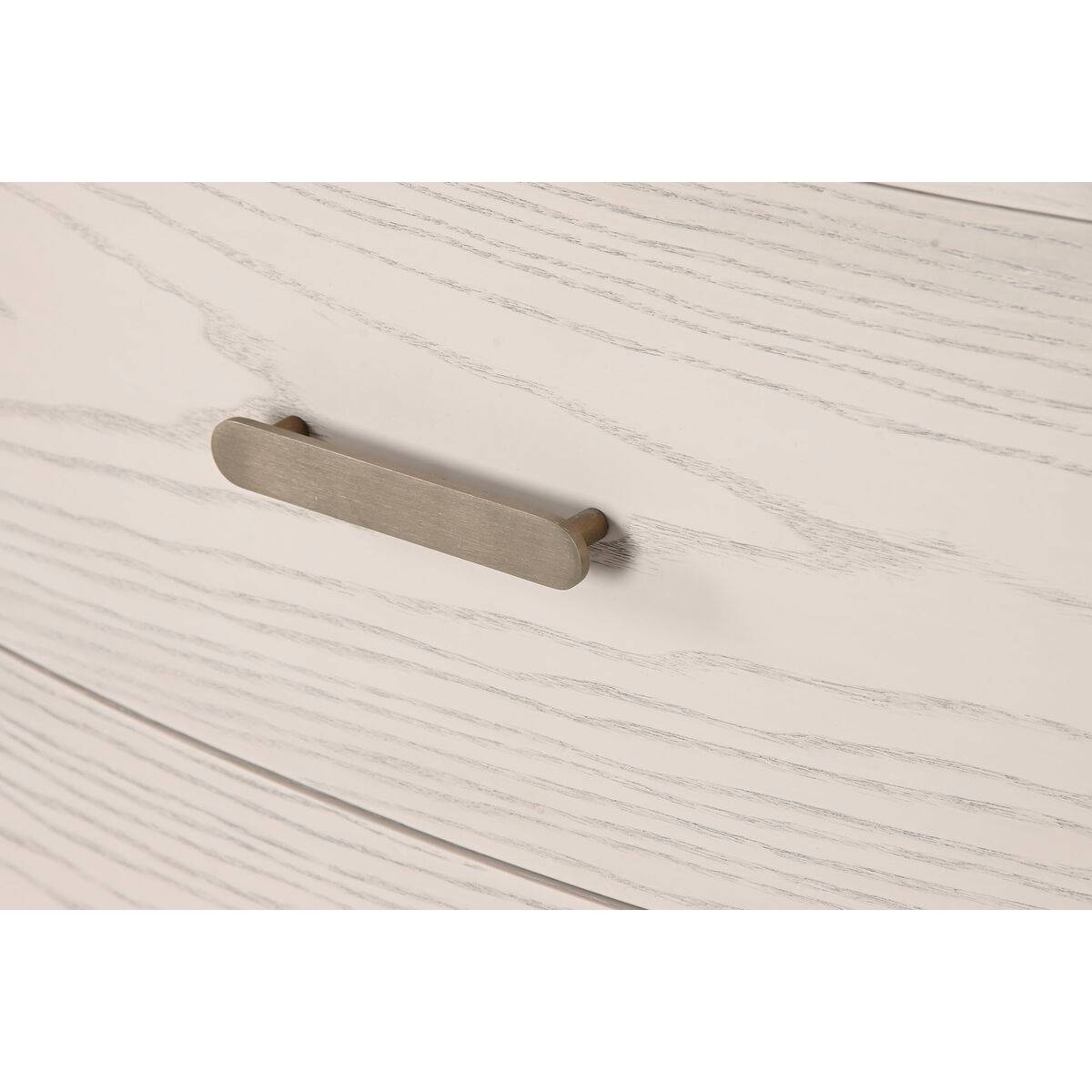 Mesita de Noche Home ESPRIT Gris claro 53 x 42 x 56,2 cm
