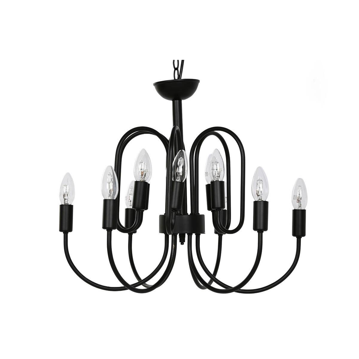 Lámpara de Techo Home ESPRIT Negro Metal 54 x 54 x 46 cm