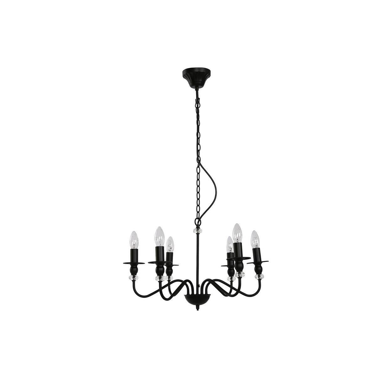 Lámpara de Techo Home ESPRIT Negro Metal 25 W 54 x 54 x 46 cm