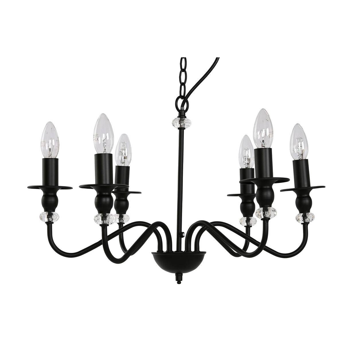 Lámpara de Techo Home ESPRIT Negro Metal 25 W 54 x 54 x 46 cm