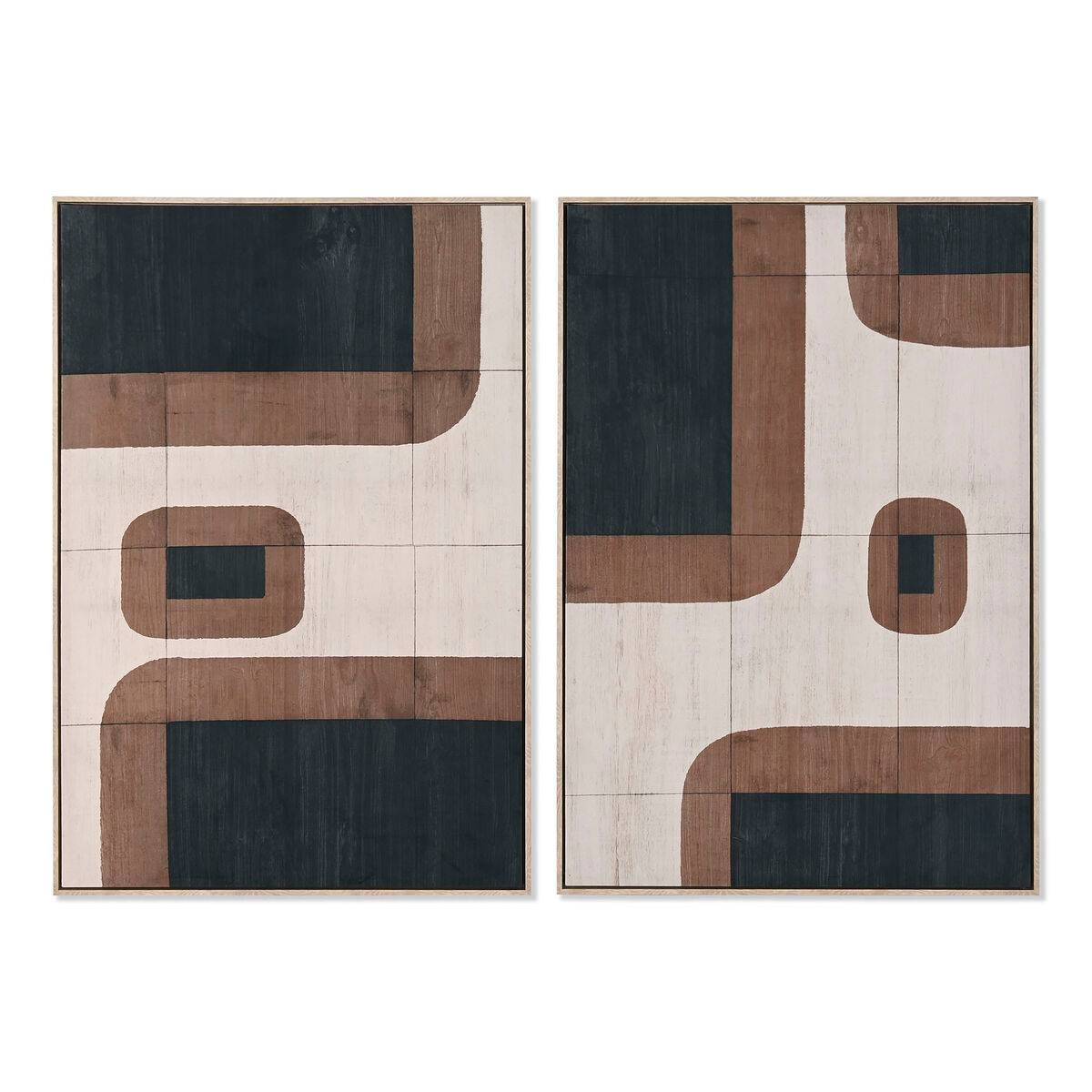 Cuadro Home ESPRIT Terciopelo Poliestireno