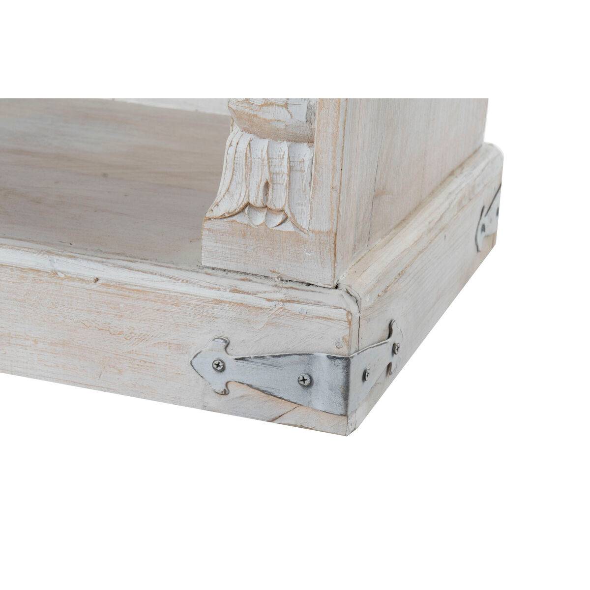 Estantería Home ESPRIT Blanco Madera de mango Madera MDF 180 x 40 x 200 cm