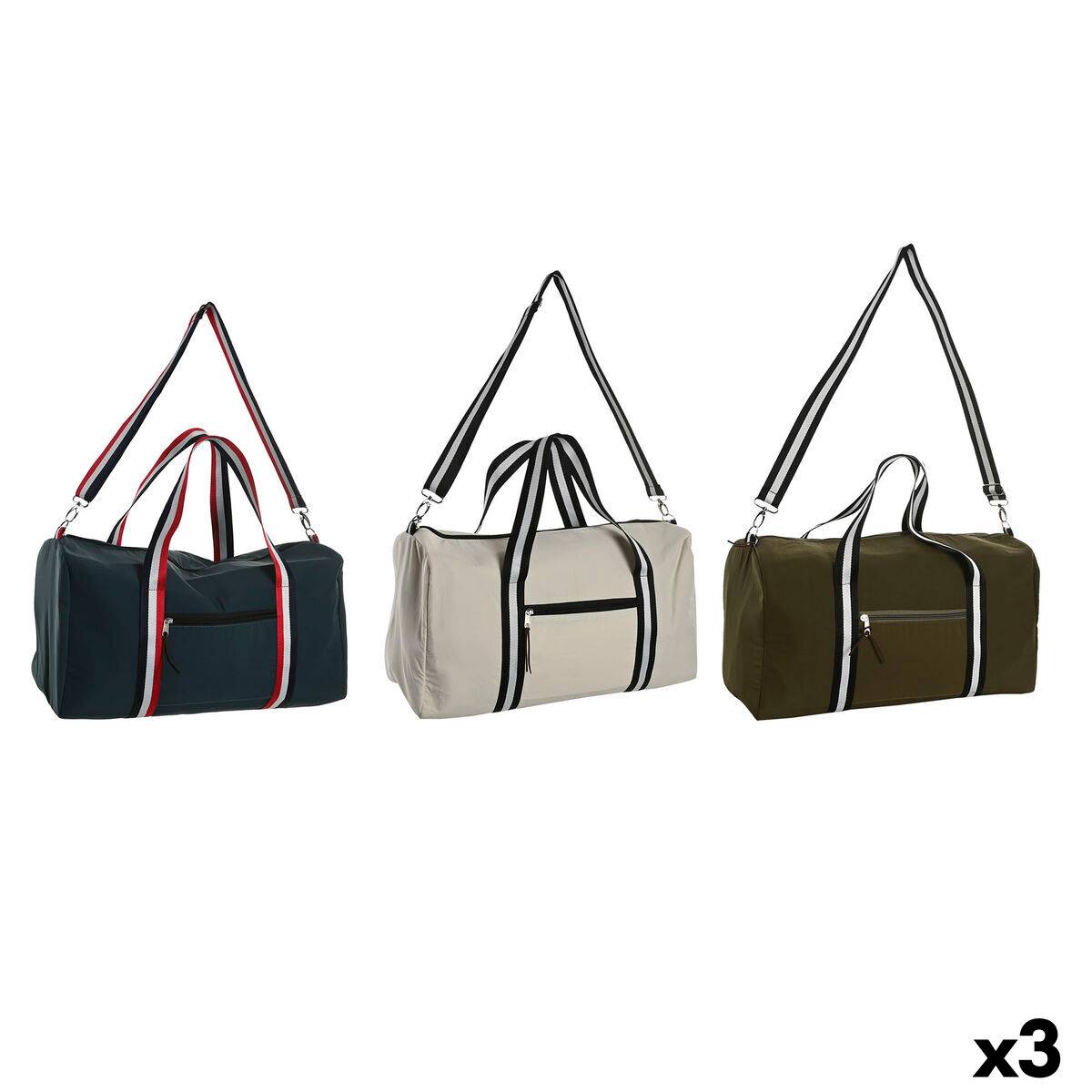 Bolso Mujer Home ESPRIT Azul Verde 26 x 20 x 50 cm (3 Unidades)