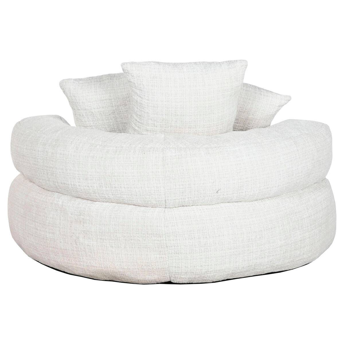 Sillón Home ESPRIT Blanco 104 x 104 x 50 cm