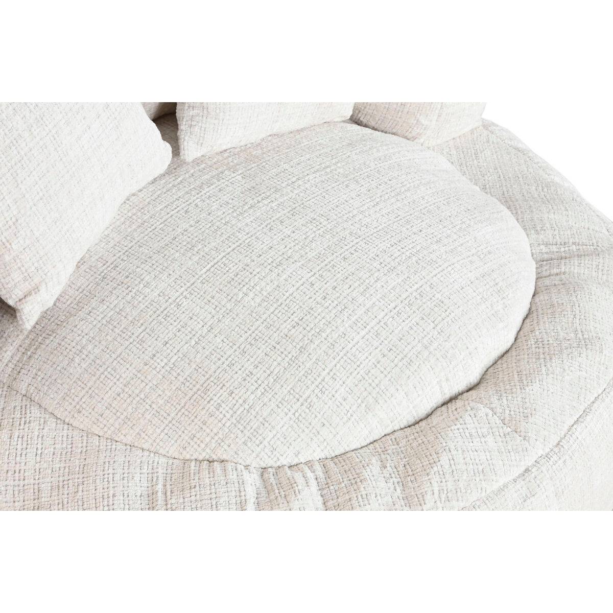 Sillón Home ESPRIT Blanco 104 x 104 x 50 cm