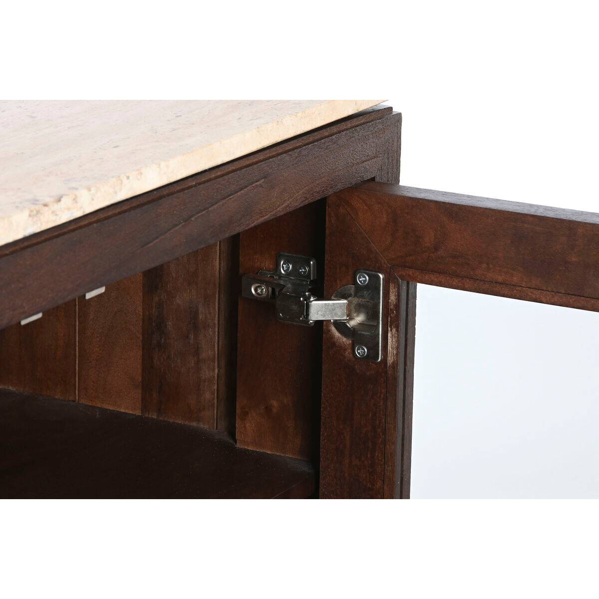 Aparador Home ESPRIT Mármol Madera de mango 200 x 40 x 70 cm