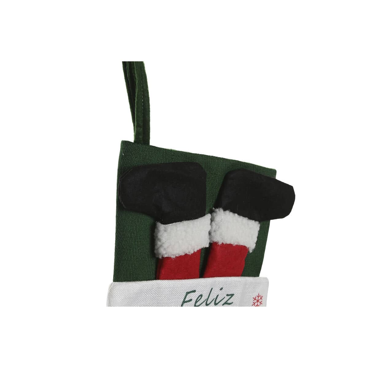 Calcetín de Navidad Home ESPRIT Poliéster