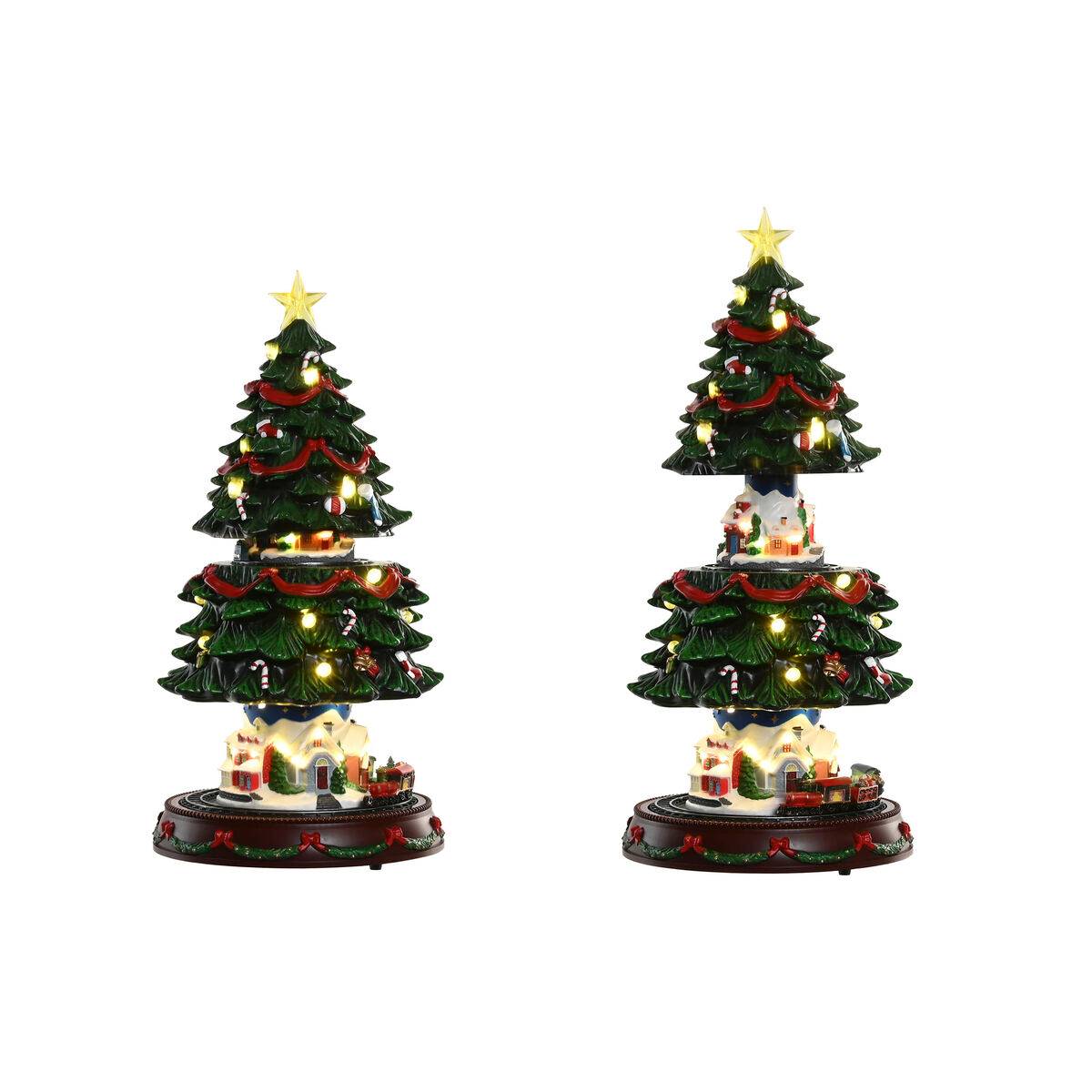 Árbol de Navidad Home ESPRIT Multicolor Polipropileno Musical