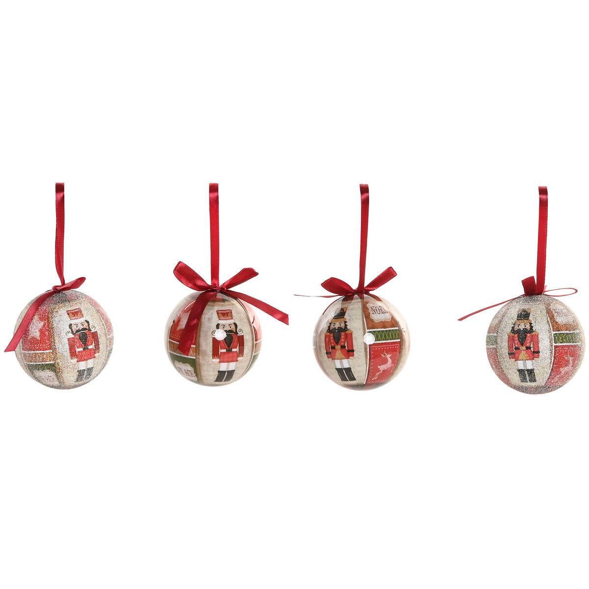 Bolas de Navidad Home ESPRIT Multicolor PVC (14 Piezas)