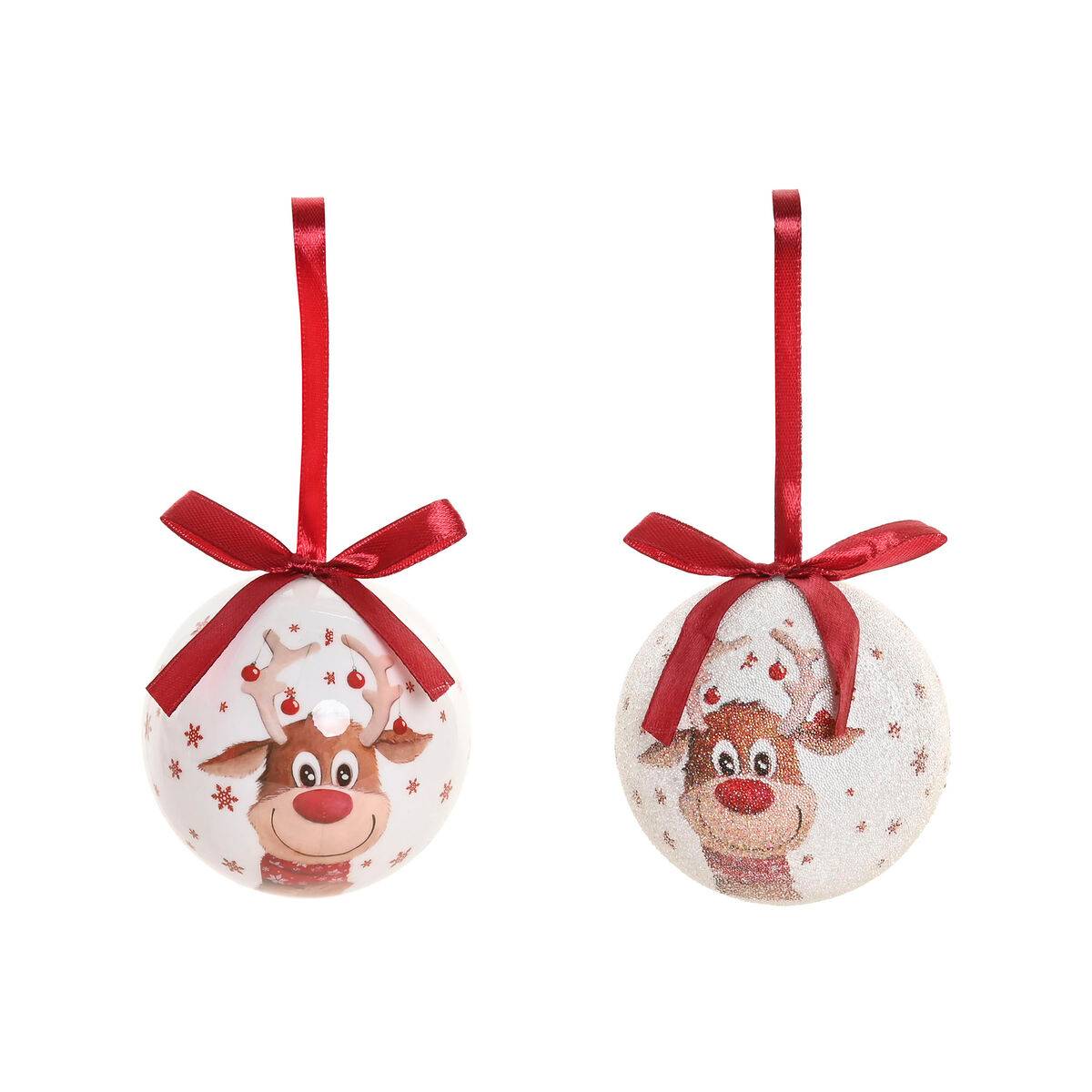 Bolas de Navidad Home ESPRIT Multicolor PVC (14 Piezas)