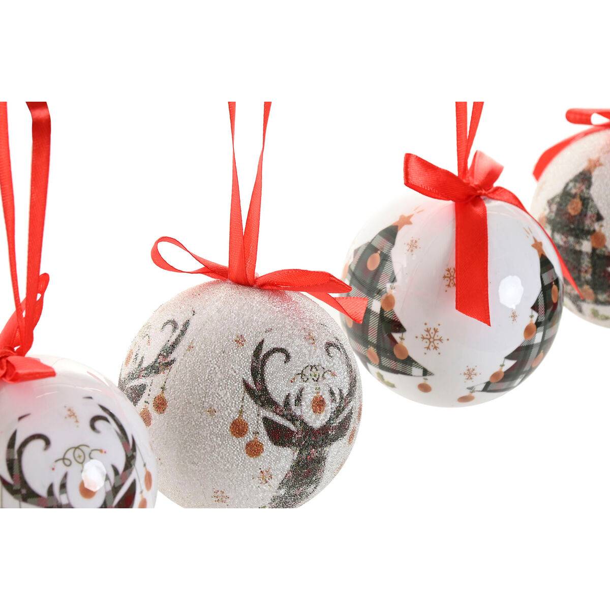 Bolas de Navidad Home ESPRIT Multicolor PVC (14 Piezas)