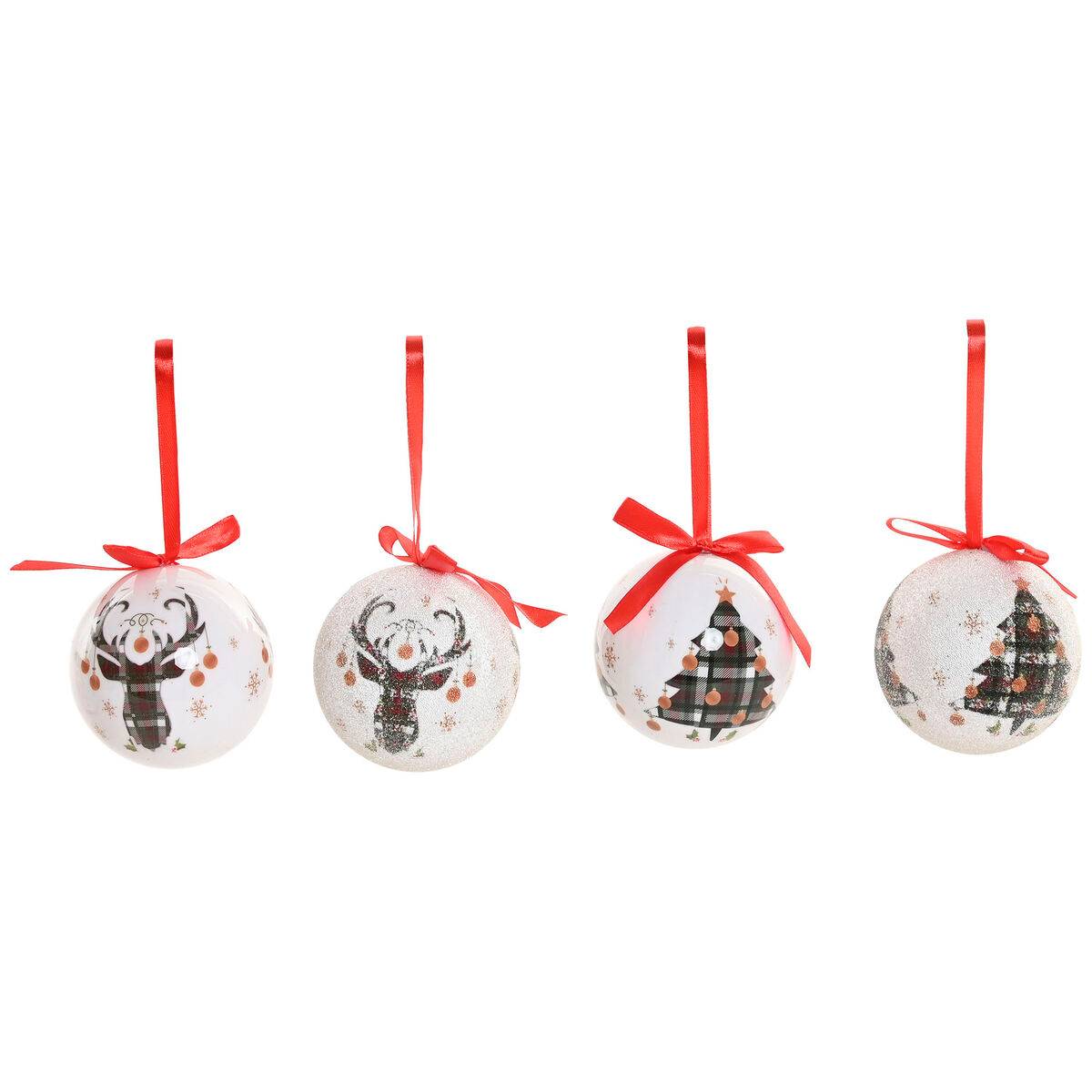 Bolas de Navidad Home ESPRIT Multicolor PVC (14 Piezas)