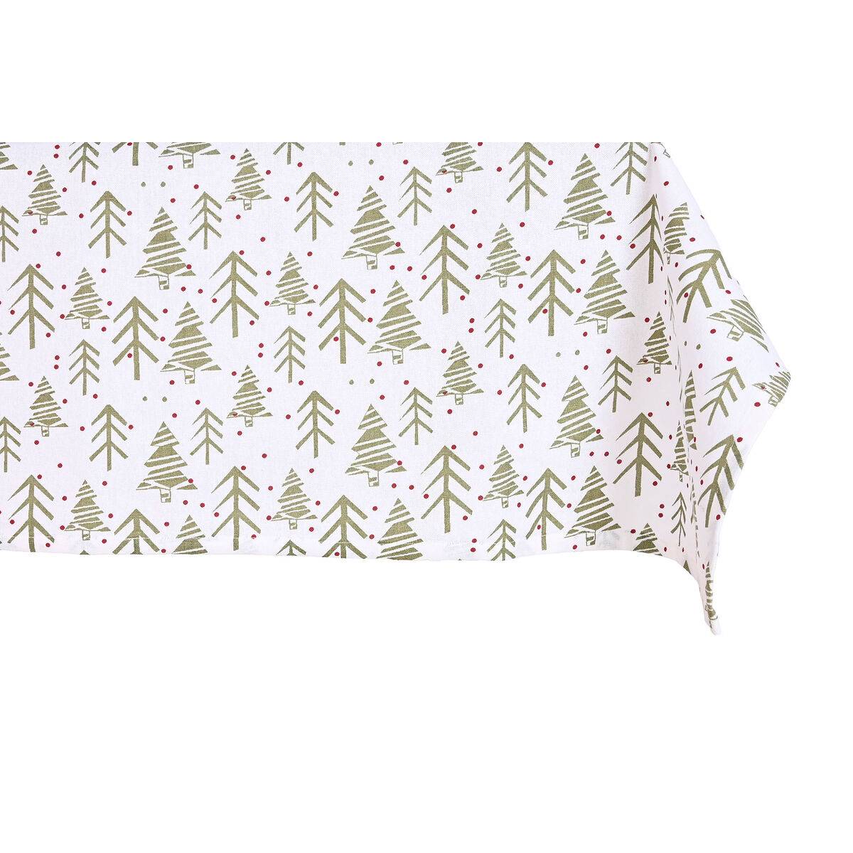 Mantel resinado antimanchas Home ESPRIT Blanco Verde Beige (5 Piezas)