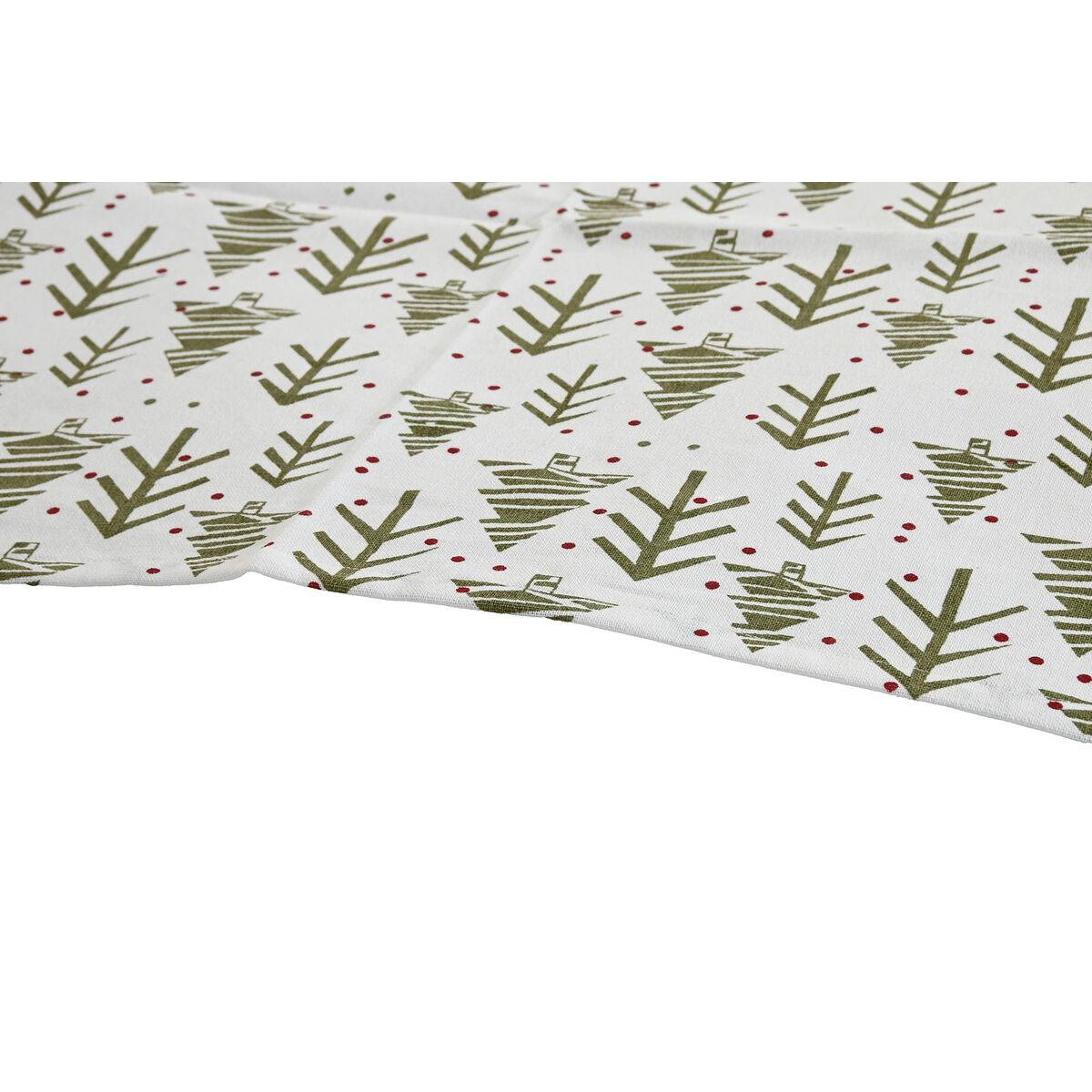 Camino de Mesa Home ESPRIT Blanco Verde Beige 50 x 150 x 0,2 cm