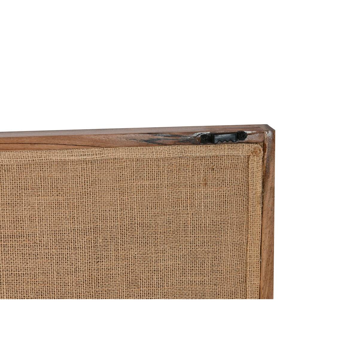 Cuadro Home ESPRIT Algodón Madera de acacia 60 x 3 x 90 cm (2 Unidades)