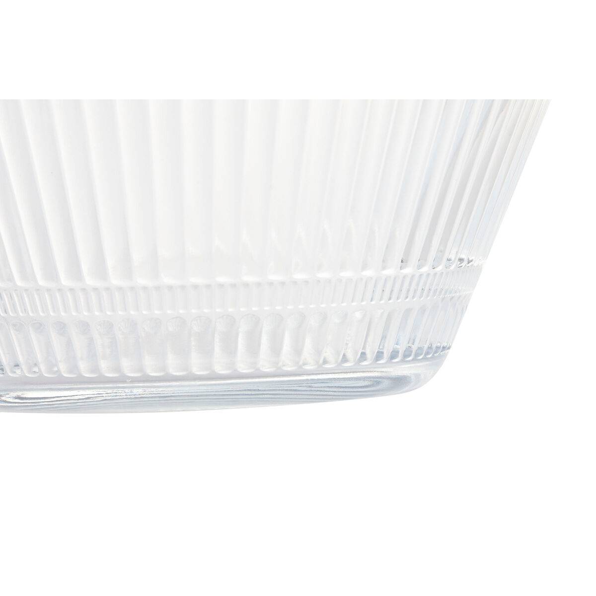 Ensaladera Home ESPRIT Transparente 22 x 22 x 9,5 cm