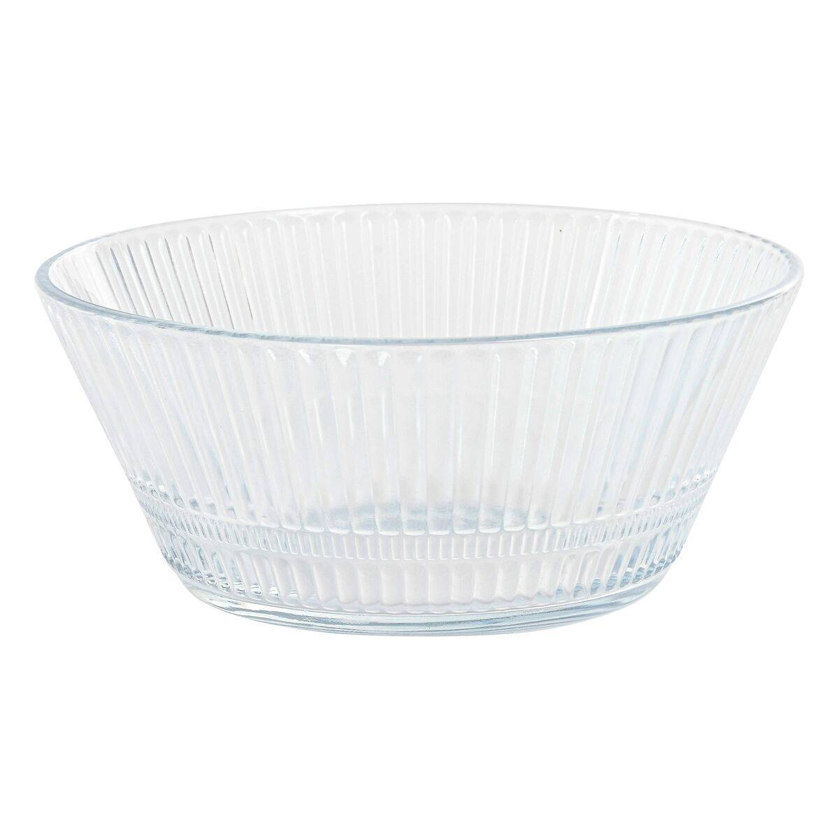 Ensaladera Home ESPRIT Transparente 22 x 22 x 9,5 cm