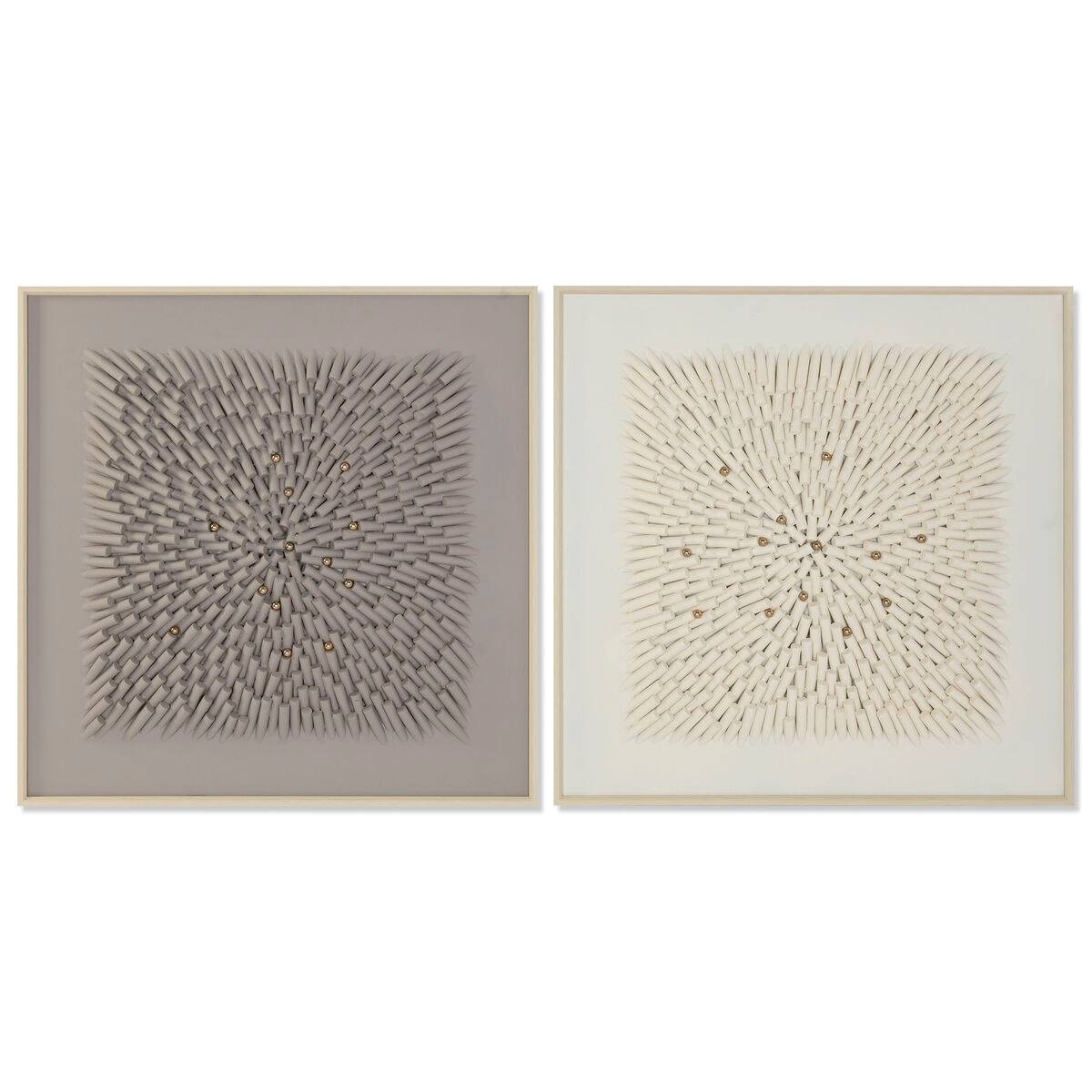 Lienzo Home ESPRIT Poliestireno Lienzo 100 x 3,5 x 100 cm