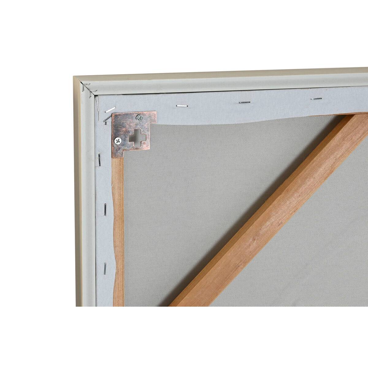 Lienzo Home ESPRIT Poliestireno Lienzo 100 x 3,5 x 100 cm