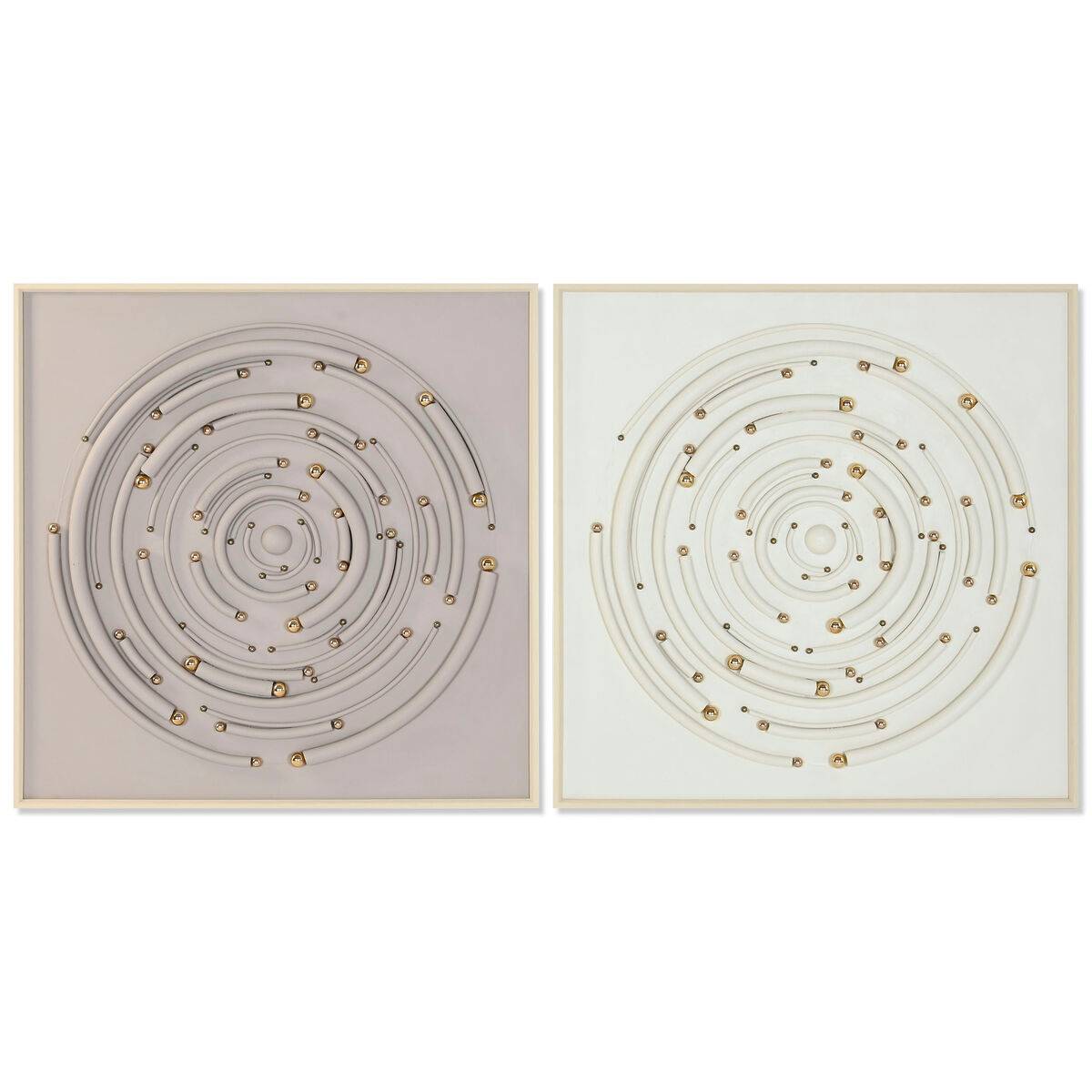 Lienzo Home ESPRIT Poliestireno Lienzo 100 x 3,5 x 100 cm