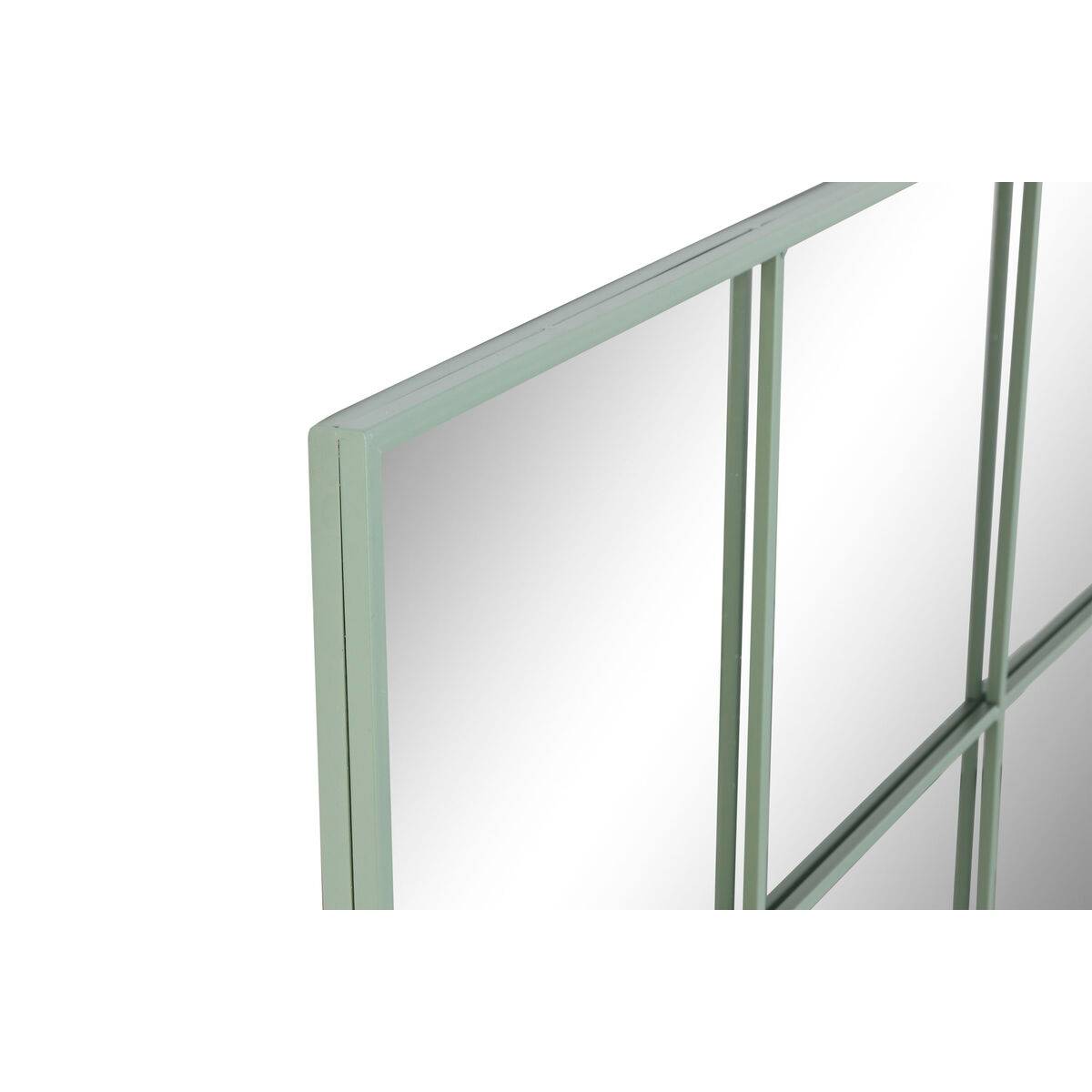 Espejo de pared Home ESPRIT Verde Ventana Scandi 122 x 2 x 122 cm
