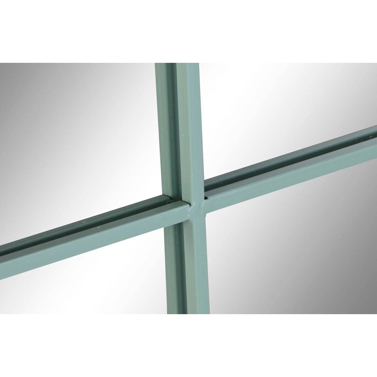 Espejo de pared Home ESPRIT Verde Ventana Scandi 122 x 2 x 122 cm