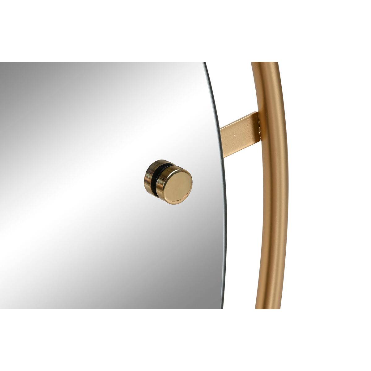 Espejo de pared Home ESPRIT Dorado 90 x 2 x 90 cm