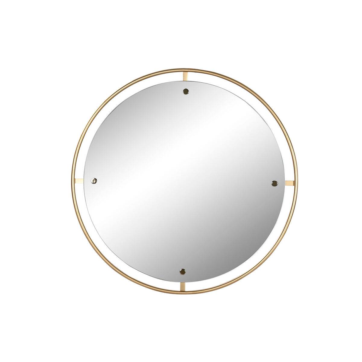 Espejo de pared Home ESPRIT Dorado 90 x 2 x 90 cm