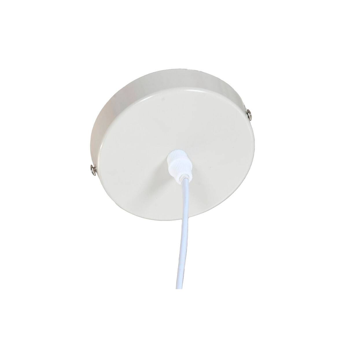 Lámpara de Techo Home ESPRIT Blanco Beige Metal 50 W 50 x 50 x 30 cm