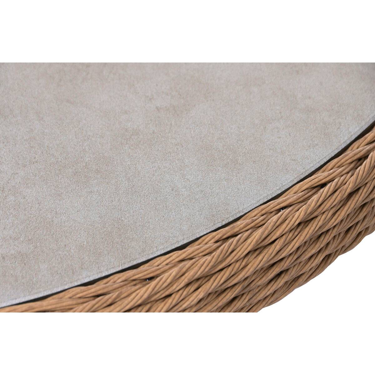 Sofá de Jardín Home ESPRIT Blanco Natural 188 X 89 X 65 CM