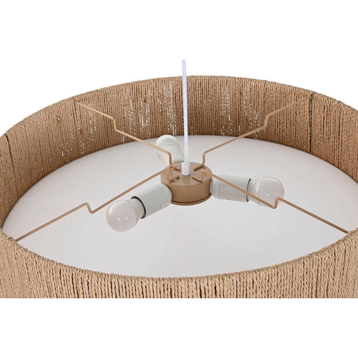 Lámpara de Techo Home ESPRIT Marrón Cuerda 50 W
