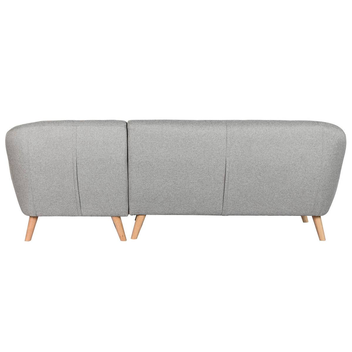 Sofá Home ESPRIT Gris Crema Scandi 226 x 144 x 84 cm