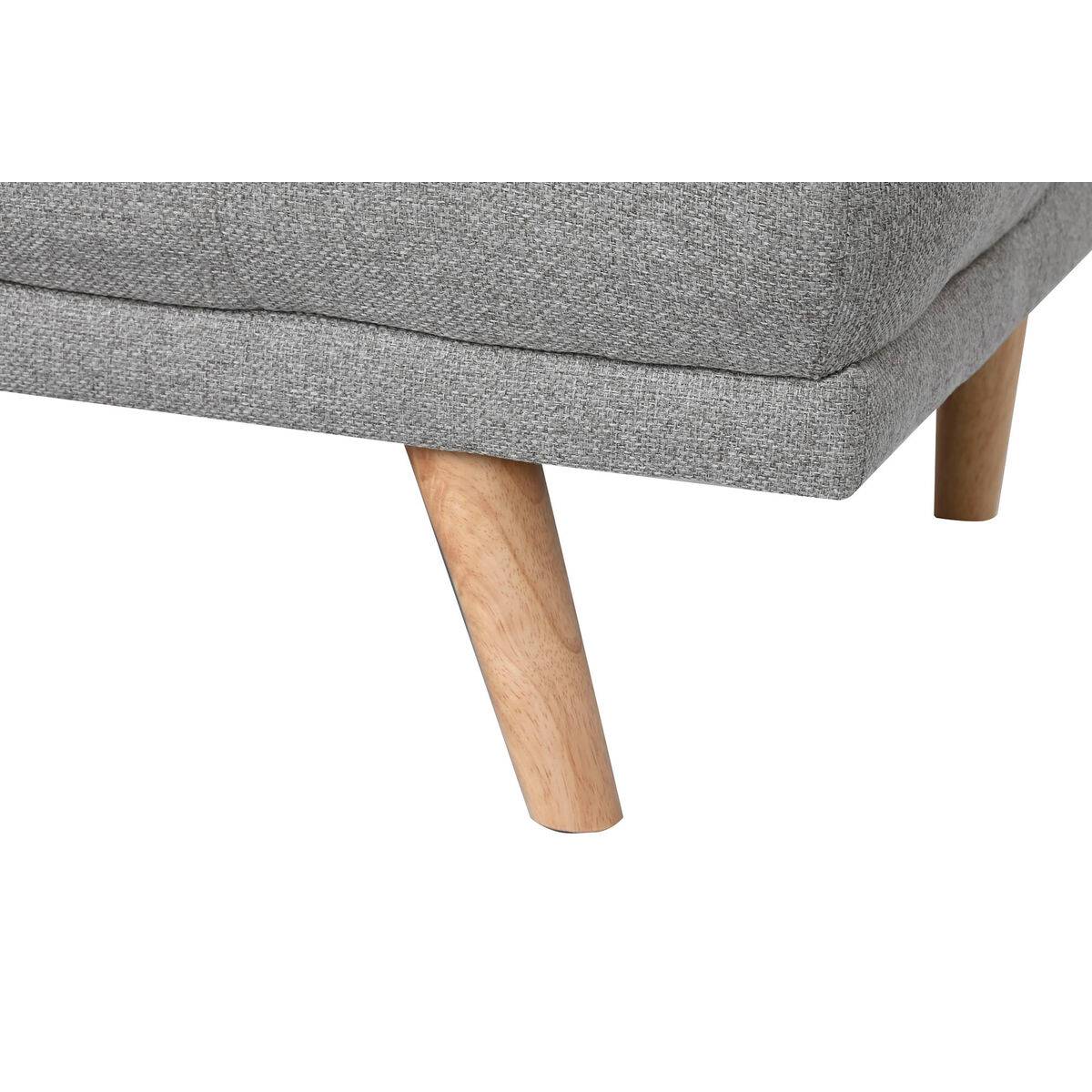 Sofá Cama Home ESPRIT Gris Crema Scandi 172 x 80 x 76 cm