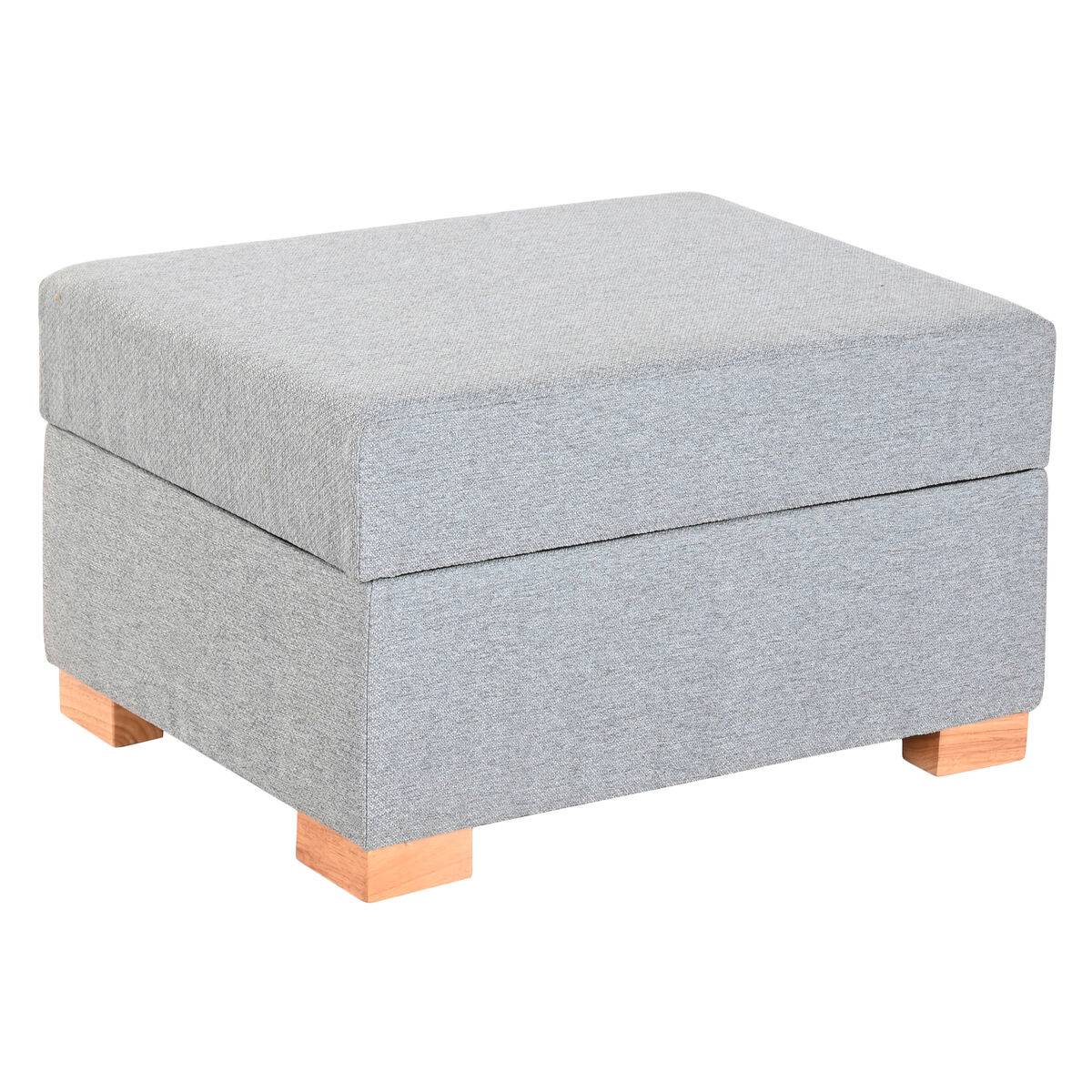 Reposapiés Home ESPRIT Gris claro Urbano 70 X 50 X 40 CM