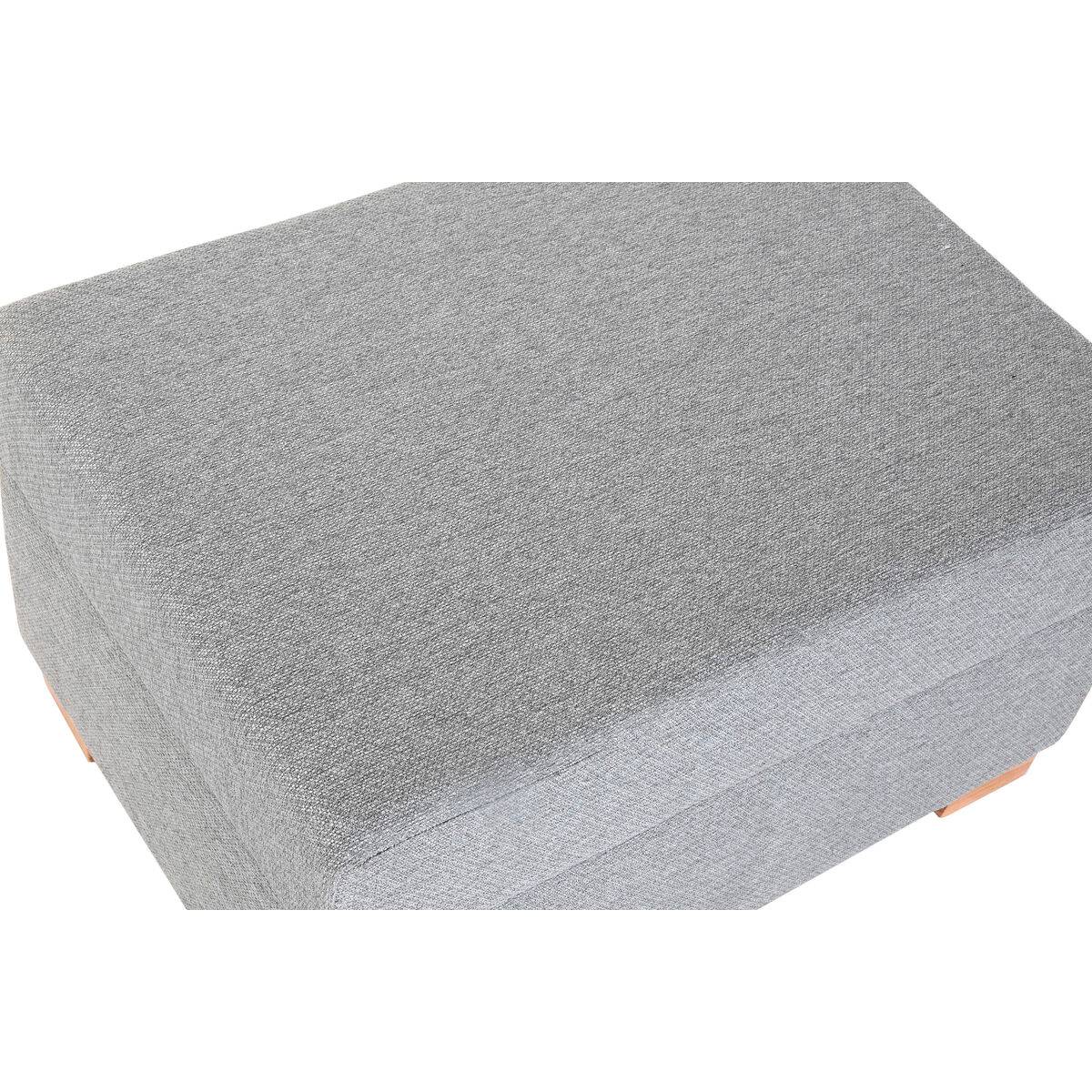 Reposapiés Home ESPRIT Gris claro Urbano 70 X 50 X 40 CM