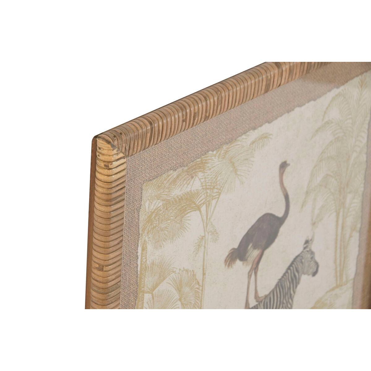 Cuadro Home ESPRIT Cristal Abeto 50 x 2,5 x 70 cm (2 Unidades)