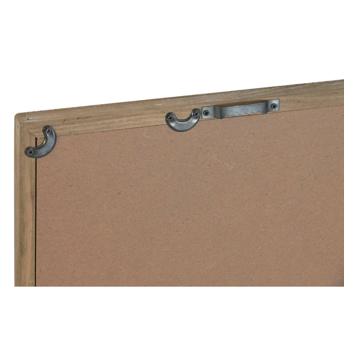 Cuadro Home ESPRIT Cristal Abeto 35 x 2,5 x 45 cm (4 Unidades)