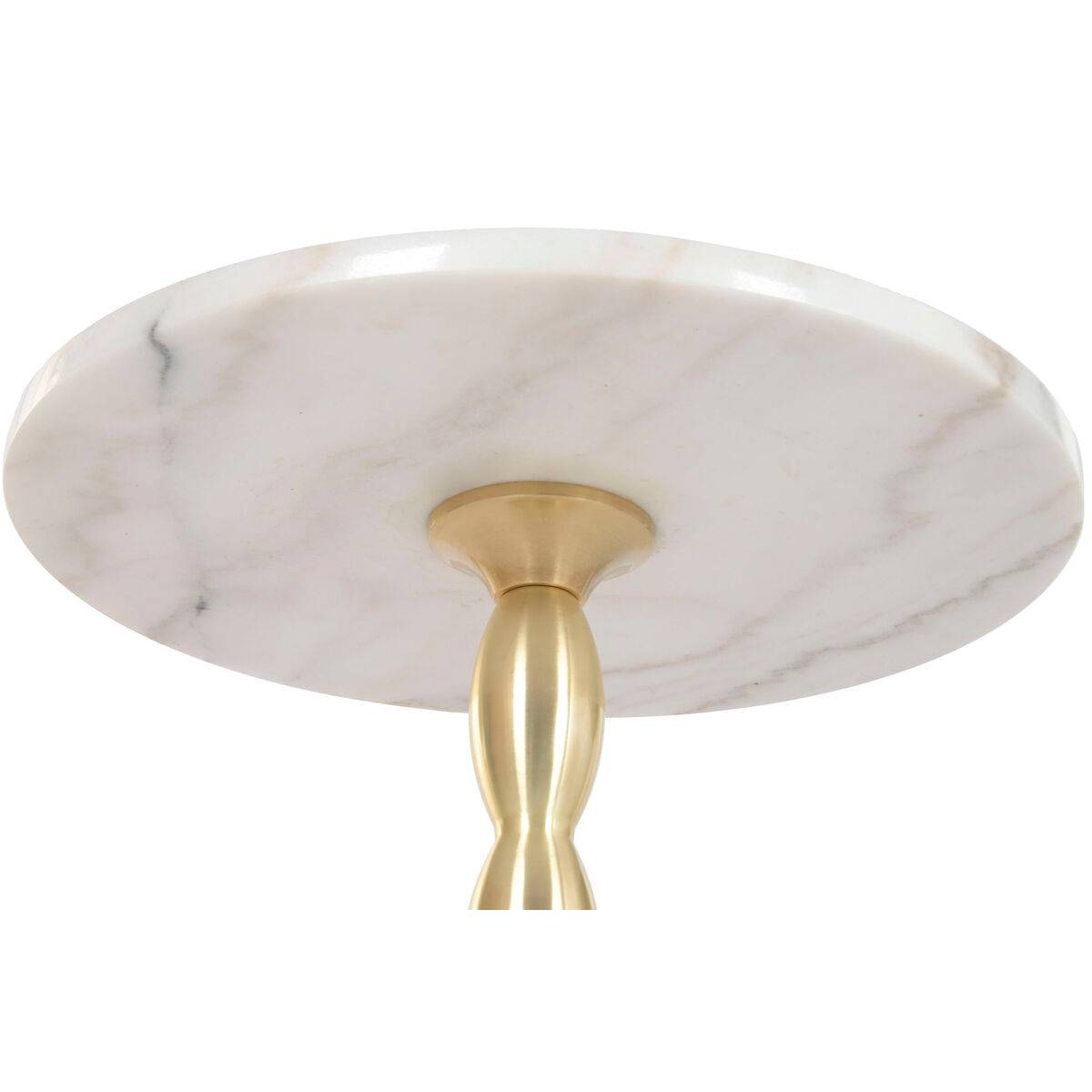 Mesa auxiliar Home ESPRIT Blanco Dorado 41 x 41 x 57 cm