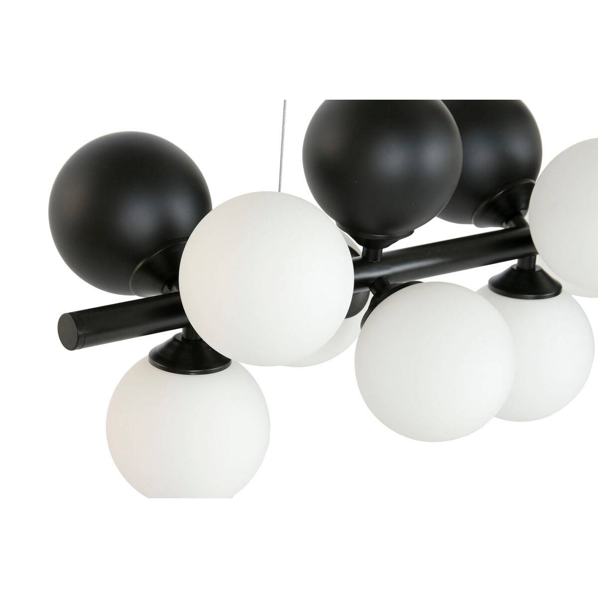 Lámpara de Techo Home ESPRIT Blanco Negro